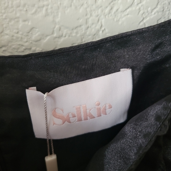 Selkie Puff Dress in Caviar S NWT FLAWED - Picture 8 of 15